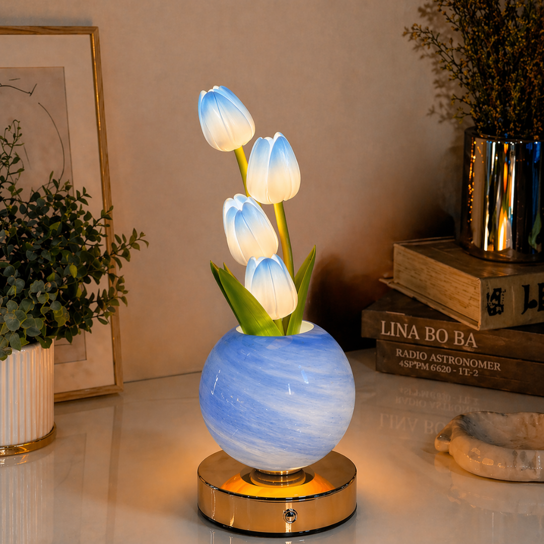 TulipGlow - Lámpara LED de Tulipanes