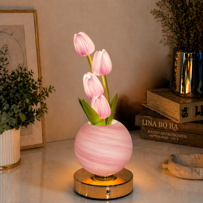 TulipGlow - Lámpara LED de Tulipanes